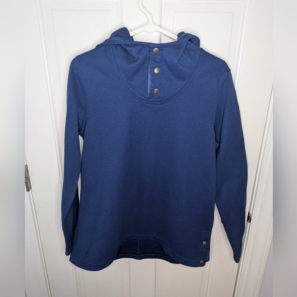 The North Face Blue Snap Pullover